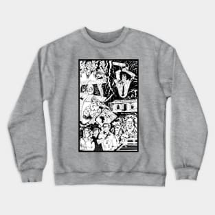 Evil Dead 2 Art print (paintchips) Crewneck Sweatshirt